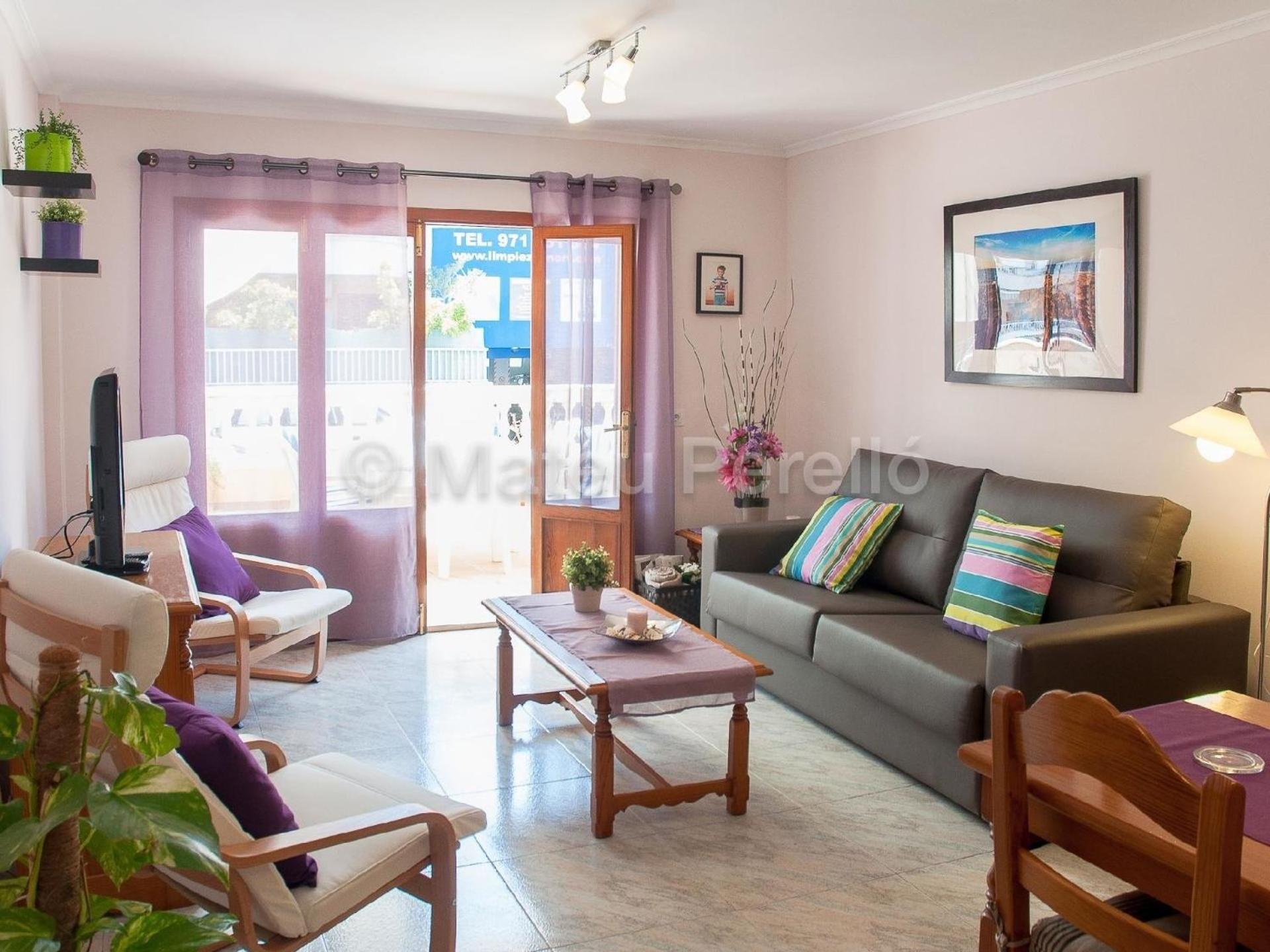 Wohnung In Son Baulo Mit Terrasse, Garten Und Grill Can Picafort  Kültér fotó