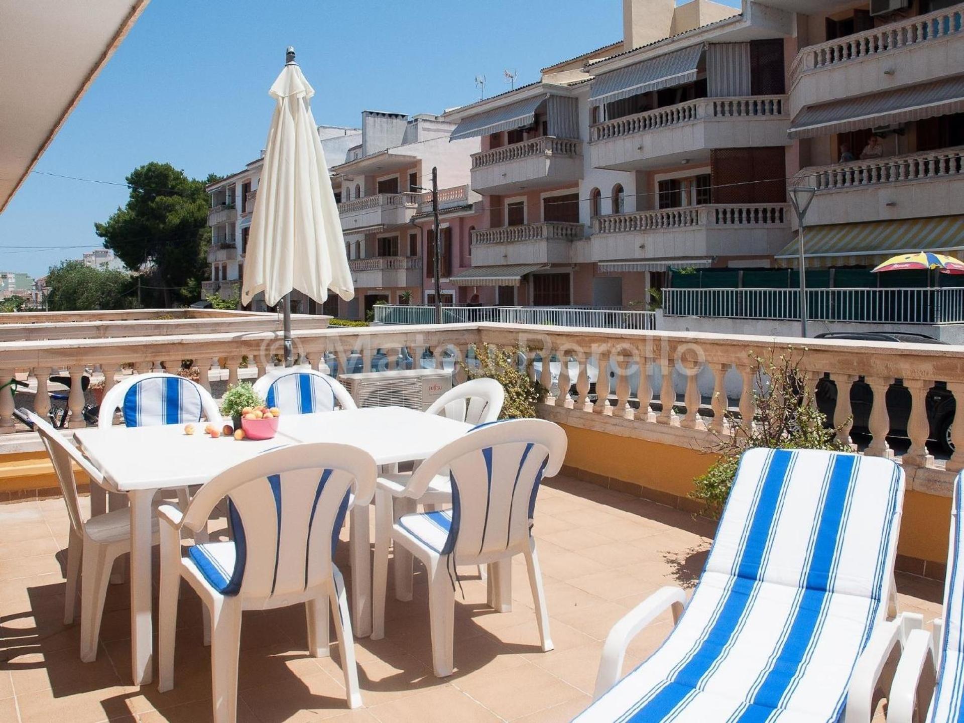 Wohnung In Son Baulo Mit Terrasse, Garten Und Grill Can Picafort  Kültér fotó